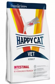 Сухой корм для кошек Happy Cat VET Diet Intestinal Adult 33,5/19,5 с острыми или хроническими заболеваниями желудочно-кишечного тракта